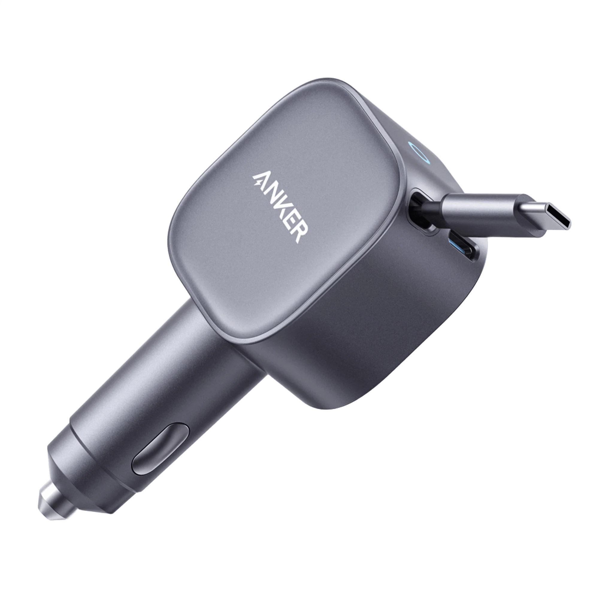 Anker Nano Car Charger with Built-in Retractable USB-C Cable 75W Anker Nano Car Charger with Built-in Retractable USB-C Cable 75W